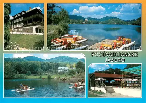 AK / Ansichtskarte Pocuvadlianske_Jazero Najvaecsie jazero v Stiavnickych vrchoch V sucasnosti sluzi na rekreacne ucely 