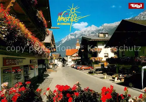 AK / Ansichtskarte Neustift_Stubaital_Tirol Ortsmotiv mit Serlesblick Neustift_Stubaital_Tirol