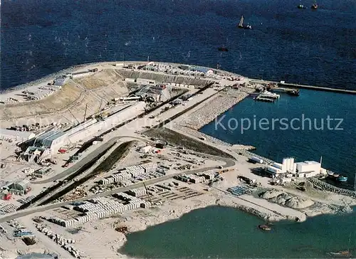 AK / Ansichtskarte Sprogo Tunnelarbejdet Fliegeraufnahme Sprogo