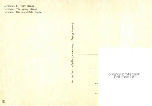 AK / Ansichtskarte Ronne St Torv Ronne