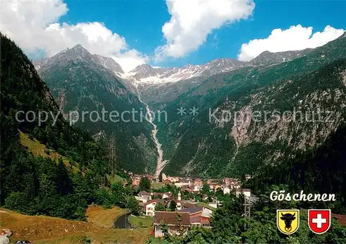 AK / Ansichtskarte Goeschenen Panorama Goeschenen