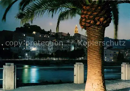 AK / Ansichtskarte Ventimiglia_Liguria Passegiata Lungo Roja Notturno 