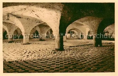 AK / Ansichtskarte Roquefort sur Soulzon Caves Basses Un saloir Societe des Caves Roquefort sur Soulzon