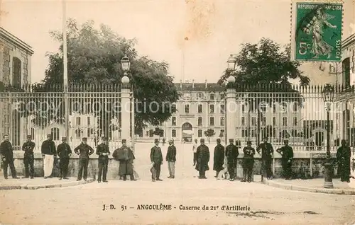 AK / Ansichtskarte Angouleme Caserne du 21e d Artillerie Angouleme