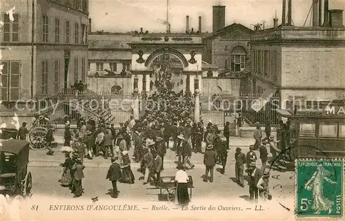 AK / Ansichtskarte Ruelle sur Touvre La Sortie des Ouvriers Ruelle sur Touvre