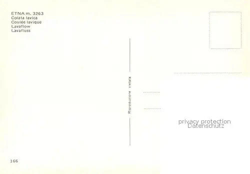 AK / Ansichtskarte Etna_Italien Lavafluss Etna Italien