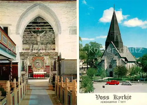 AK / Ansichtskarte Voss_Hordaland Kyrkje Voss_Hordaland
