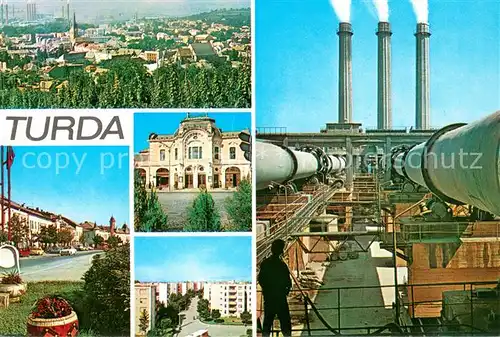 AK / Ansichtskarte Turda Panorama Teilansichten Fabrik Turda