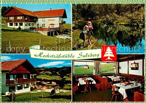 AK / Ansichtskarte Sulzberg_Vorarlberg Hochstraess Stueble Cafe und Fruehstueckspension Sulzberg Vorarlberg