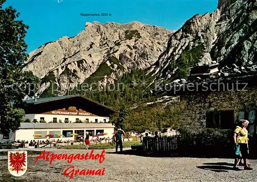 AK / Ansichtskarte Pertisau_Achensee Alpengasthof Gramai mit Rappenspitze Karwendelgebirge Pertisau Achensee
