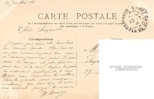 AK / Ansichtskarte Perros Guirec Le Phare de Ploumanac h et les Sept Iles Perros Guirec