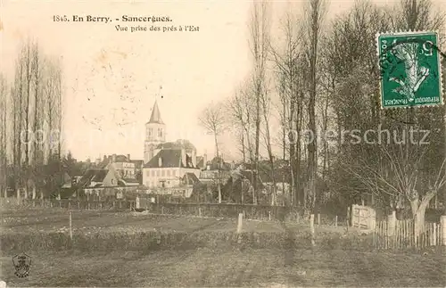 AK / Ansichtskarte Sancergues Vue prise des pres a l est Sancergues