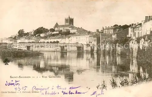 AK / Ansichtskarte Saint Savinien Bords de la Charente Saint Savinien