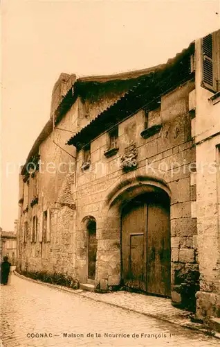 AK / Ansichtskarte Cognac_Charente Maison de la Nourrice de Francois Ier 