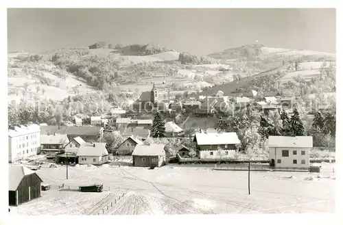 AK / Ansichtskarte Gruenburg Winterpanorama Gruenburg