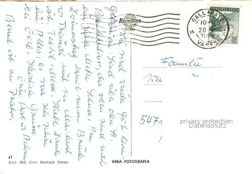 AK / Ansichtskarte Cassano_Magnago Via Matteotti 