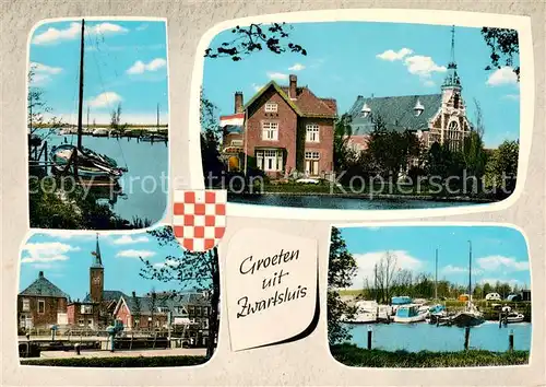 AK / Ansichtskarte Zwartsluis Seglerhafen Ortsmotive Zwartsluis