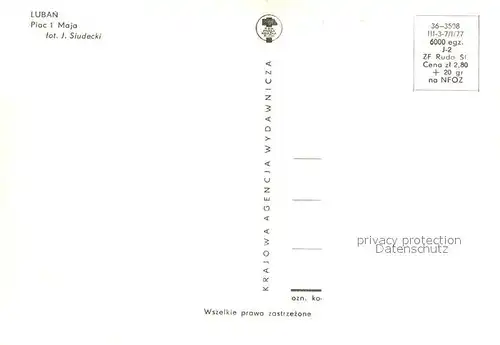 AK / Ansichtskarte Luban Plac 1 Maja Luban
