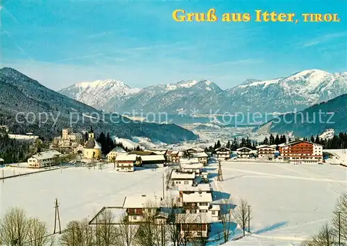 AK / Ansichtskarte Itter_Tirol Panorama Blick gegen Innberge Winterlandschaft Itter Tirol