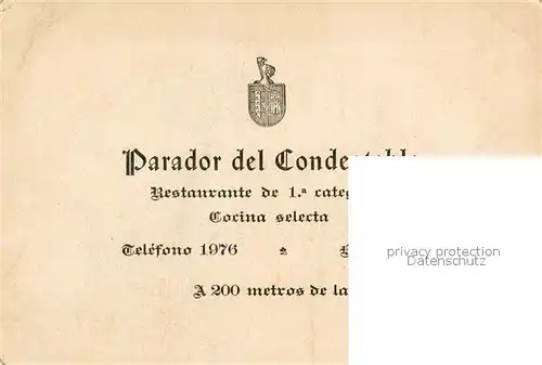 AK / Ansichtskarte Burgos Parador del Condestable Restaurante Catedral Casa del Cordon Monasterio de las Huelgas Cartuja de Miraflores Burgos