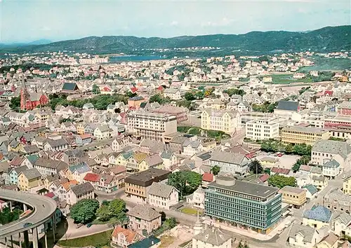 AK / Ansichtskarte Haugesund Fliegeraufnahme Haugesund