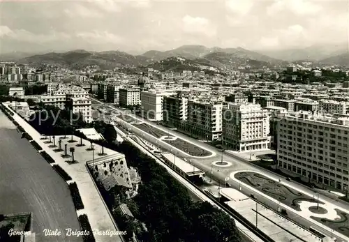AK / Ansichtskarte Genova_Genua_Liguria Panorama Viale delle Brigate Partigiane Genova_Genua_Liguria