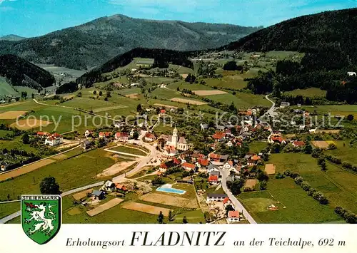 AK / Ansichtskarte Fladnitz_Teichalm Erholungsort Fliegeraufnahme Fladnitz_Teichalm