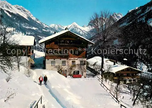 AK / Ansichtskarte Kufstein_Tirol Kaisergebirge Pfandlhof mit Zahmen und Wilden Kaiser Kufstein_Tirol