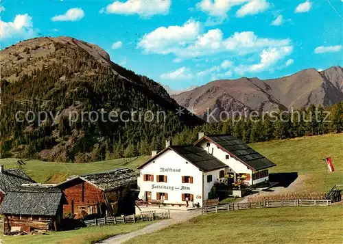 AK / Ansichtskarte Gries_Brenner Alpengasthaus Sattelbergalm Gries Brenner