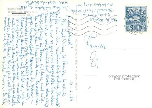 AK / Ansichtskarte Ehrwald_Tirol Gasthof Stern Ehrwald Tirol