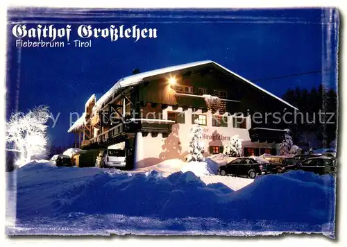 AK / Ansichtskarte Fieberbrunn_Tirol Gasthof Grosslehen Fieberbrunn Tirol