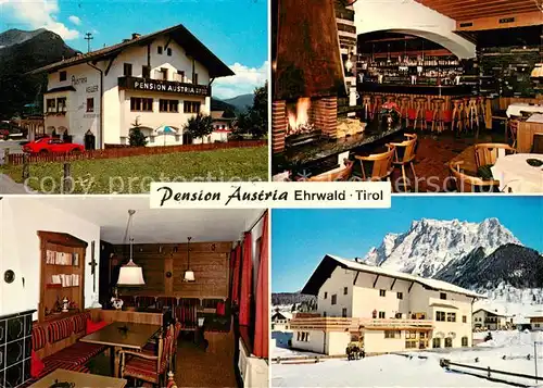 AK / Ansichtskarte Ehrwald_Tirol Pension Austria Bar Gaststube Ehrwald Tirol