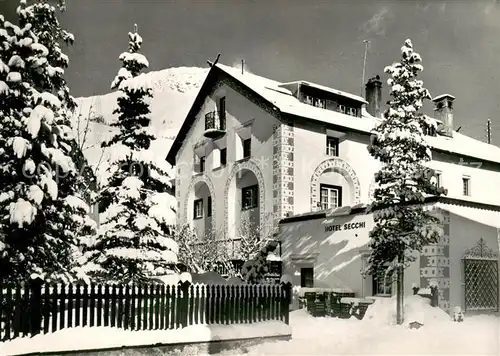 AK / Ansichtskarte Celerina_GR Hotel Pension Secchi Celerina_GR