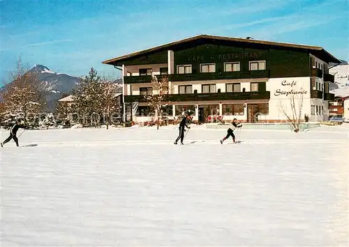 AK / Ansichtskarte Ebbs Hotel Cafe Stephanie Unterwirt Ebbs