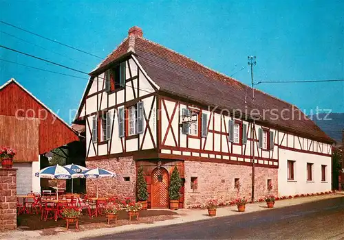 AK / Ansichtskarte Orschwiller Hotel Restaurant Caveau Au Vieux Tonneau Orschwiller