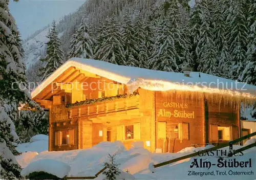 AK / Ansichtskarte Mayrhofen_Zillertal Gasthaus Alm Stueberl Mayrhofen_Zillertal
