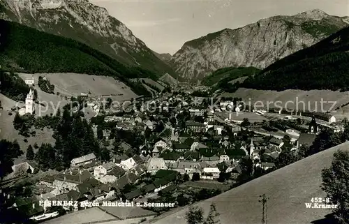 AK / Ansichtskarte Eisenerz_Steiermark Panorama Blick gegen Muenichtal und Seemauer Alpen Eisenerz_Steiermark