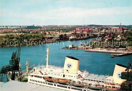 AK / Ansichtskarte Goeteborg Hamnen Hafen Hochseedampfer Goeteborg