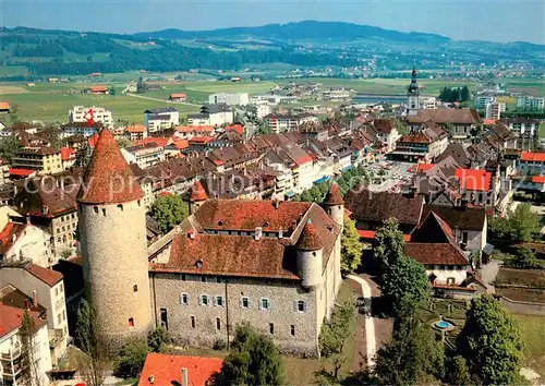 AK / Ansichtskarte Bulle_FR Vue partielle avec Mont Gibloux Bulle_FR
