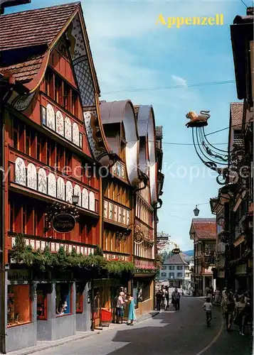 AK / Ansichtskarte Appenzell_IR Hauptgasse Appenzell IR