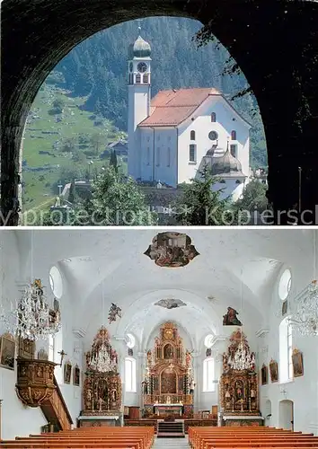 AK / Ansichtskarte Wassen_UR Kirche St. Gallus 18. Jhdt. Wassen_UR