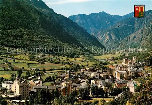 AK / Ansichtskarte Andorra_La_Vella Panorama Pyrenaeen Andorra_La_Vella