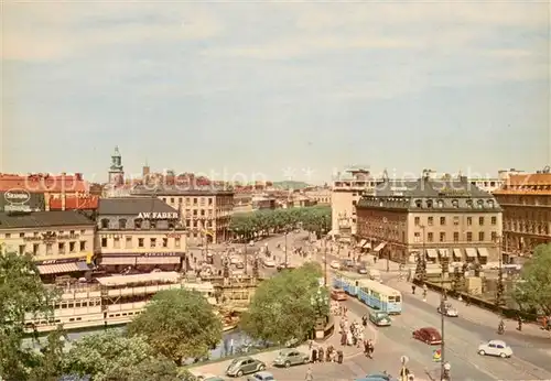 AK / Ansichtskarte Goeteborg Kungsportsbron Goeteborg