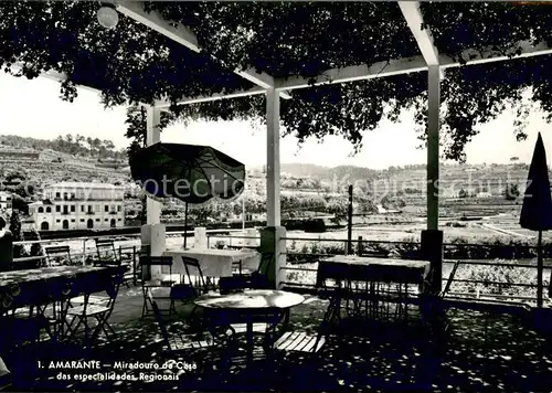 AK / Ansichtskarte Amarante Miradouro de Casa das especialidades regionais Amarante