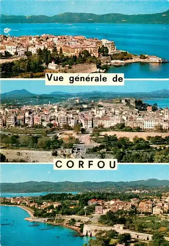 AK / Ansichtskarte Corfou Fliegeraufnahme Corfou