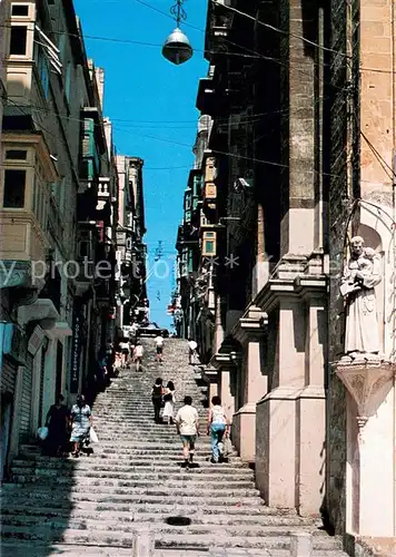 AK / Ansichtskarte Malta St. Johns Street Valletta Malta