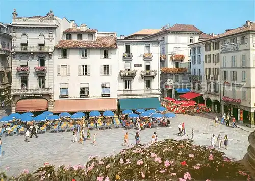 AK / Ansichtskarte Lugano_TI Piazza Riforma Lugano_TI