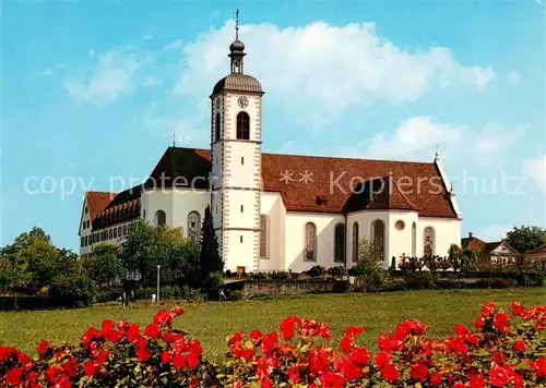 AK / Ansichtskarte Kreuzlingen_TG Klosterkirche St. Ulrich mit Seminar Kreuzlingen TG