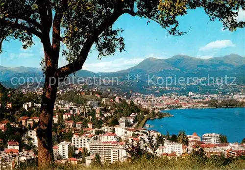 AK / Ansichtskarte Lugano_TI del Monte Salvatore Lugano_TI