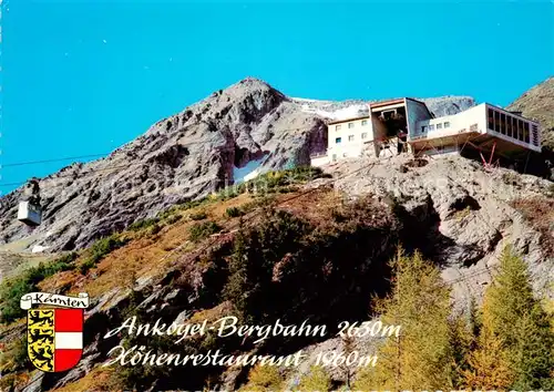 AK / Ansichtskarte Ankogelspitze Bergbahn und Restaurant Ankogelspitze